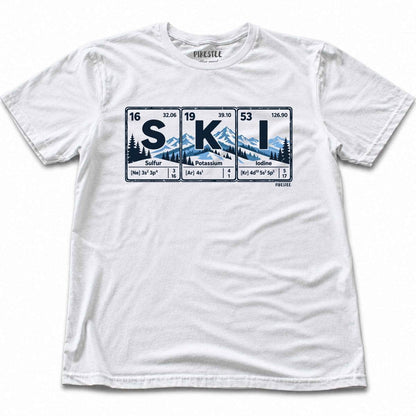 Skielement Landscape T-shirt - White