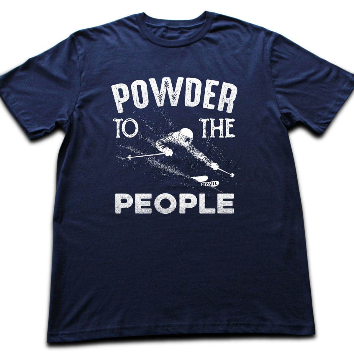 Powder To People T-shirt - Navy