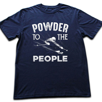 Powder To People T-shirt - Navy