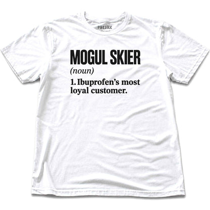 Mogul Skier Ibuprofen T-shirt - White