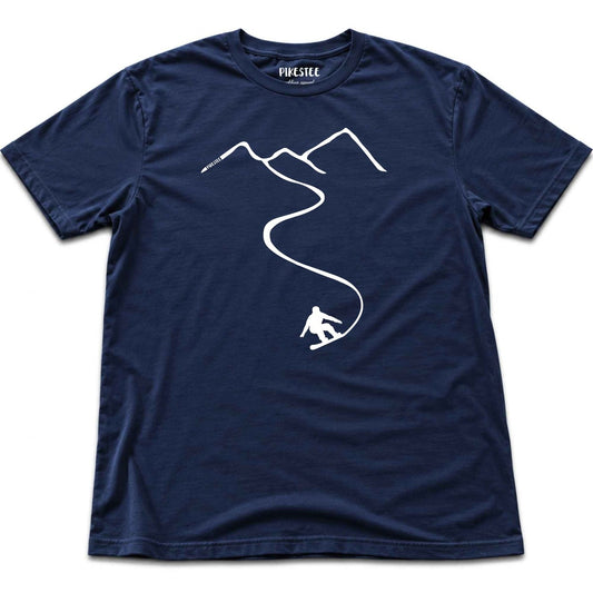 SnowBoard Path T-shirt - Navy