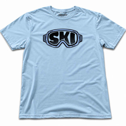 Ski Mask T-shirt - Light Blue