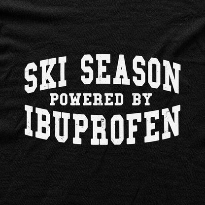 Ski Season Ibuprofen T-shirt - Black - hero