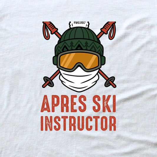 Apres Ski Instructor Man T-shirt - White - hero