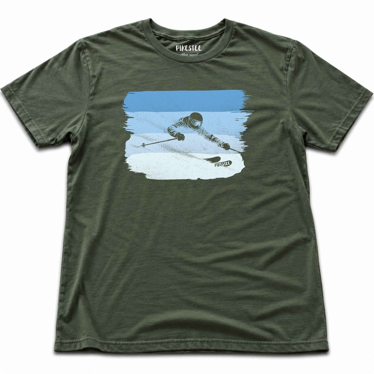 Gradient Ski Flow T-shirt - Military Green