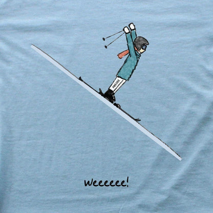 Weeeee T-shirt - Light Blue