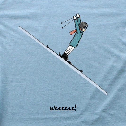 Weeeee T-shirt - Light Blue