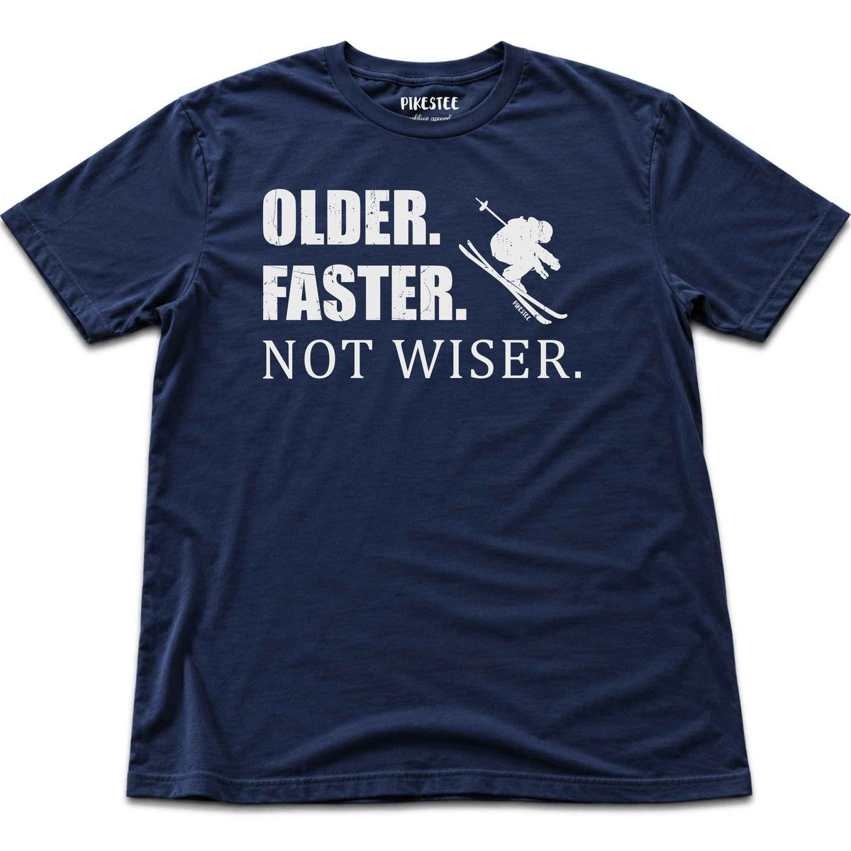 Older Faster Not Wiser T-shirt - Navy
