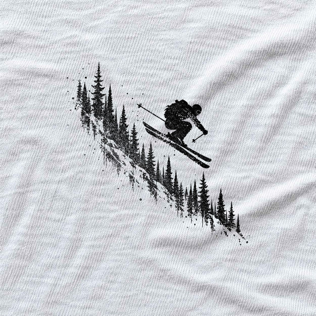 Ski Jump Ink T-shirt - White - hero