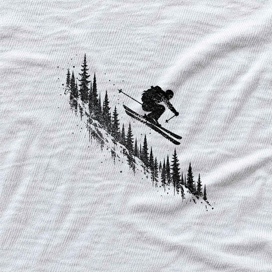 Ski Jump Ink T-shirt - White - hero