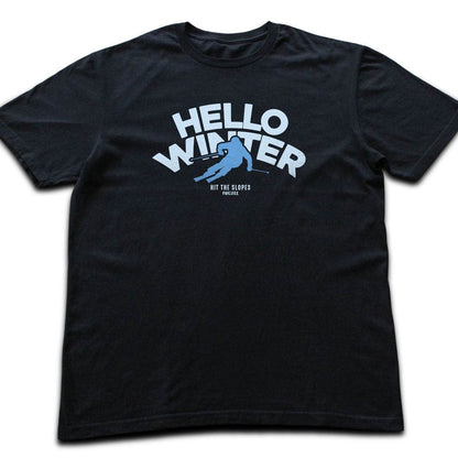 Hello Winter T-shirt - Black
