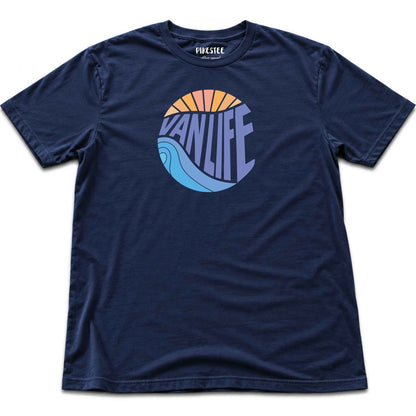 Van Life Round T-shirt - Navy