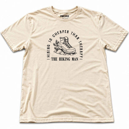 The Hiking Man T-shirt - Natural