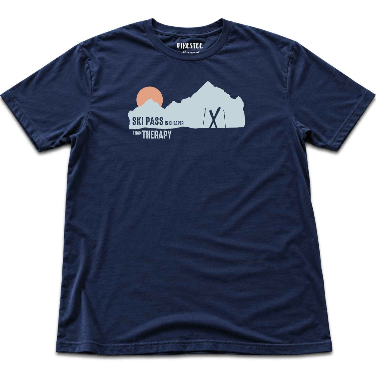 Ski Pass Is Cheaper T-shirt - Navy