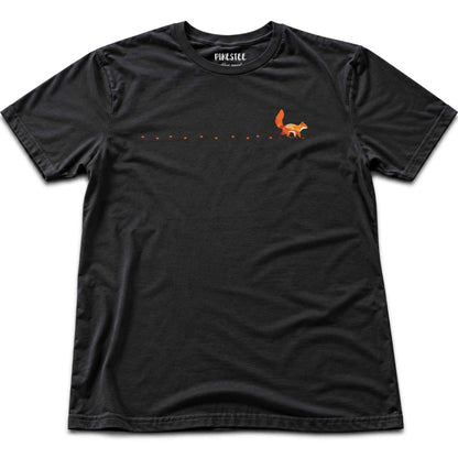 Colorfull Squirel Path T-shirt - Black