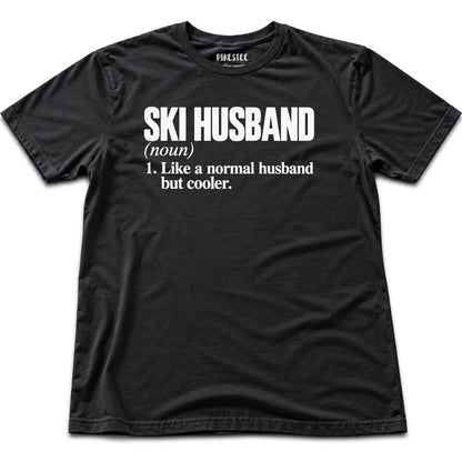Ski Husband T-shirt - Black