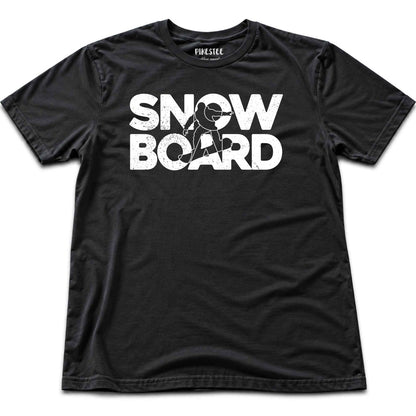 SnowBoard T-shirt - Black