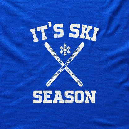 Ski Season T-shirt - Royal - hero