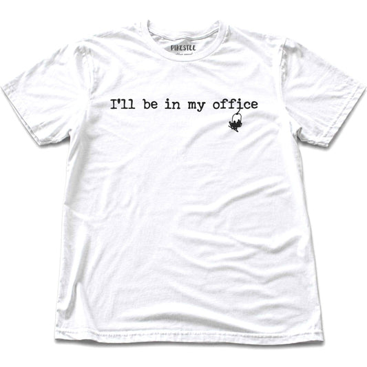 In My Office Ski T-shirt - White