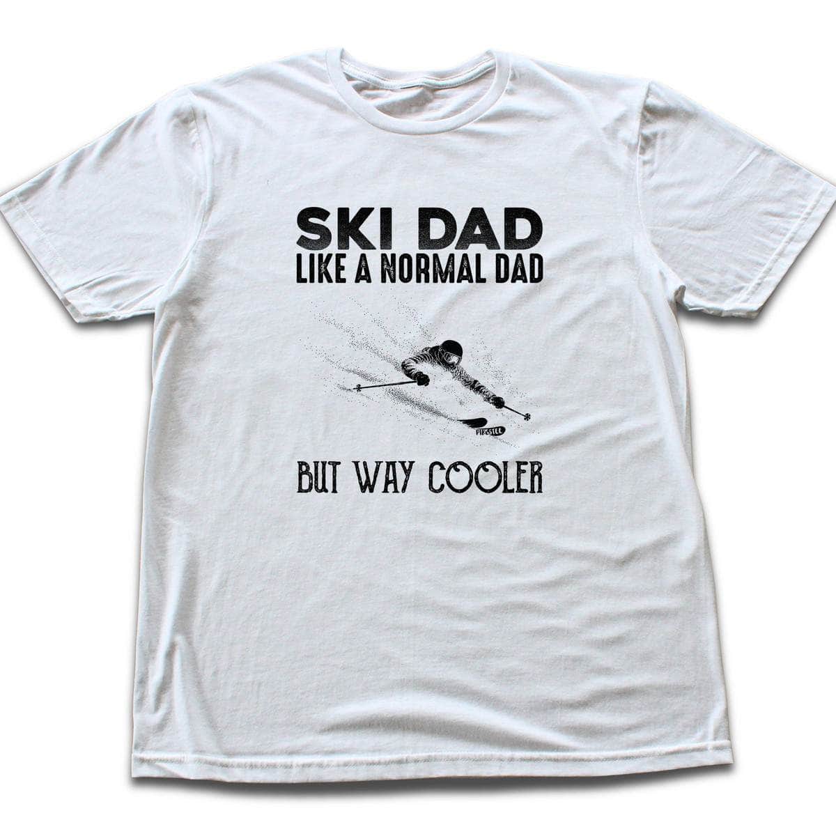 Ski Dad Flow T-shirt - White