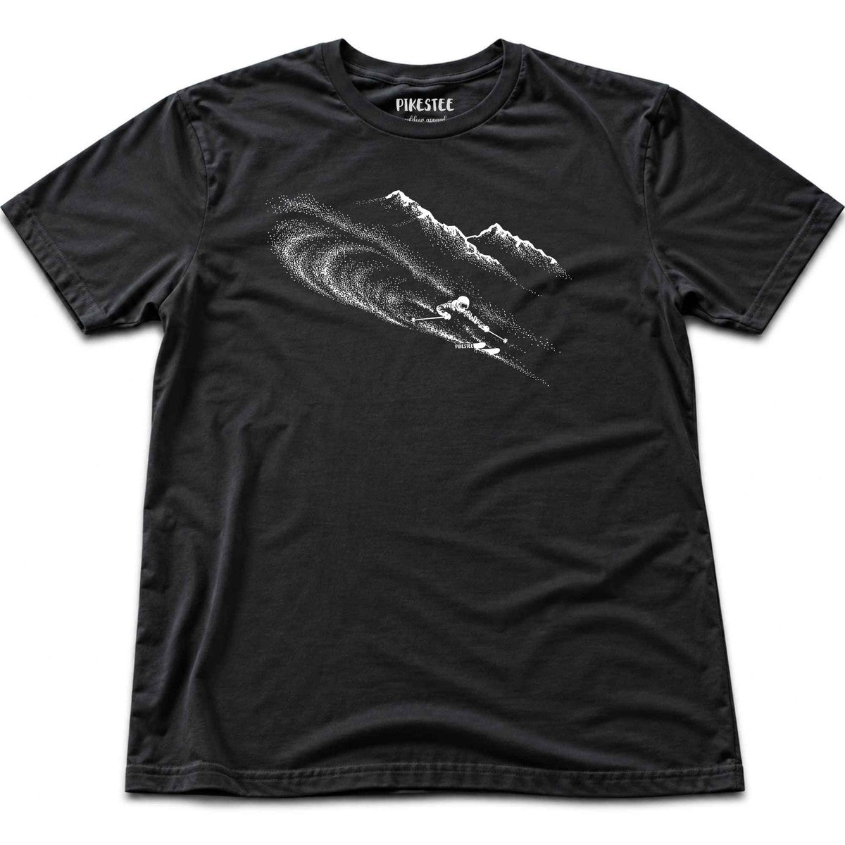 Ski Flow Mountain T-shirt - Black