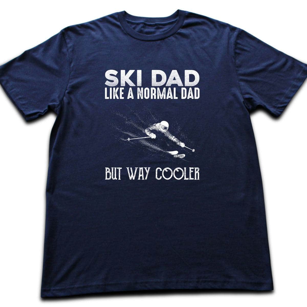 Ski Dad Flow T-shirt - Navy