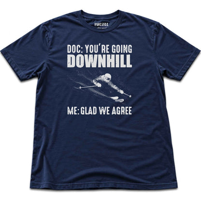 Doc Downhill T-shirt - Navy