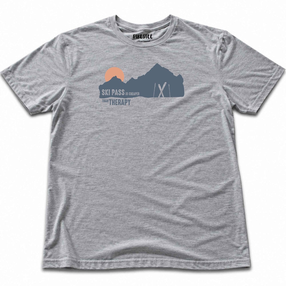 Ski Pass Is Cheaper T-shirt - Sport Grey