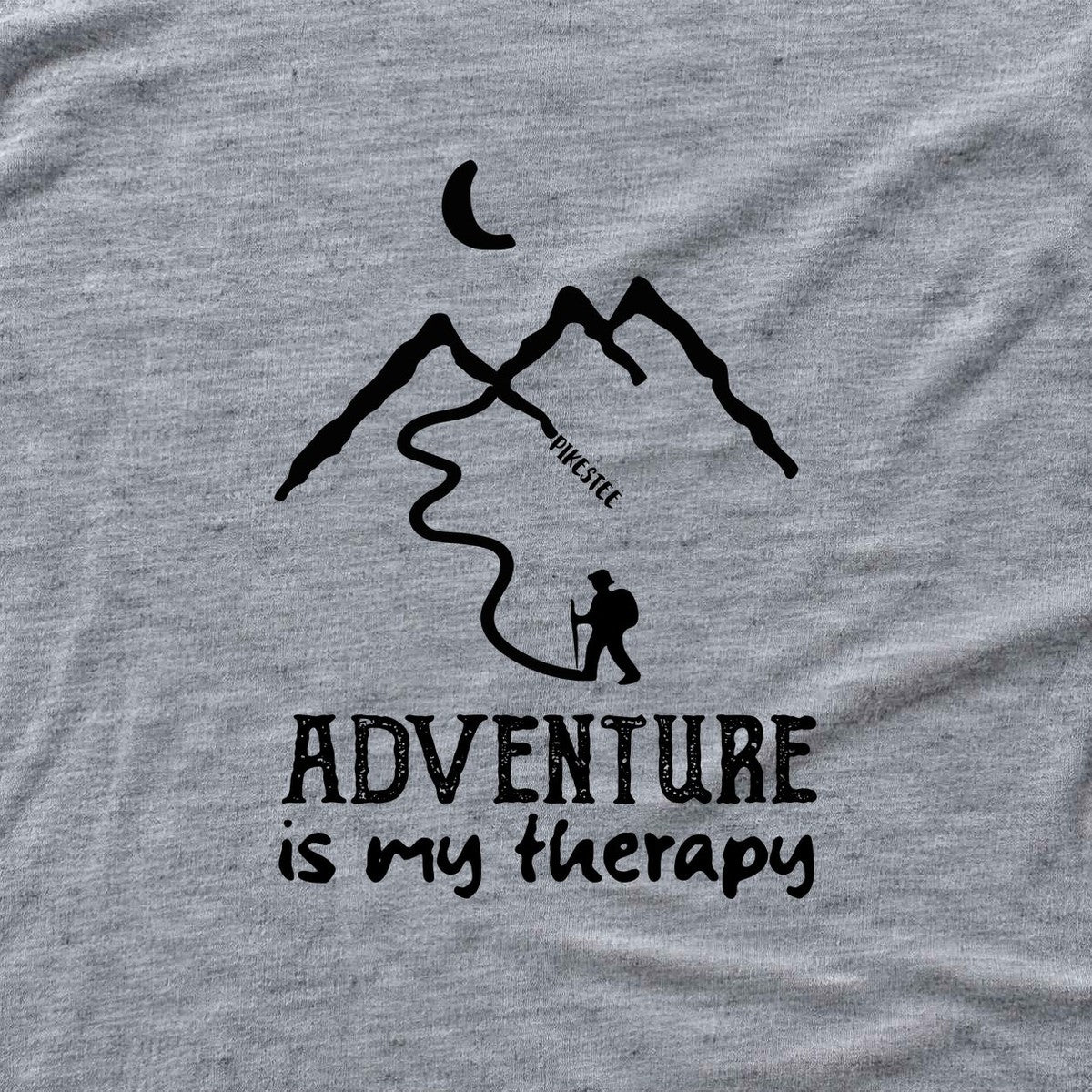 Adventure Is My Therapy T-shirt - Sport Grey - hero