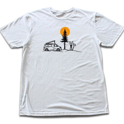 Van And Ski Spot T-shirt - White