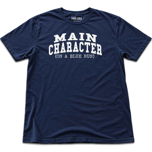 Main Character Typo T-shirt - Navy