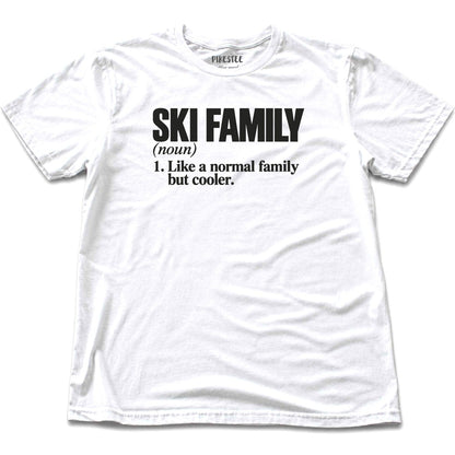 Ski Familydefinition T-shirt - White