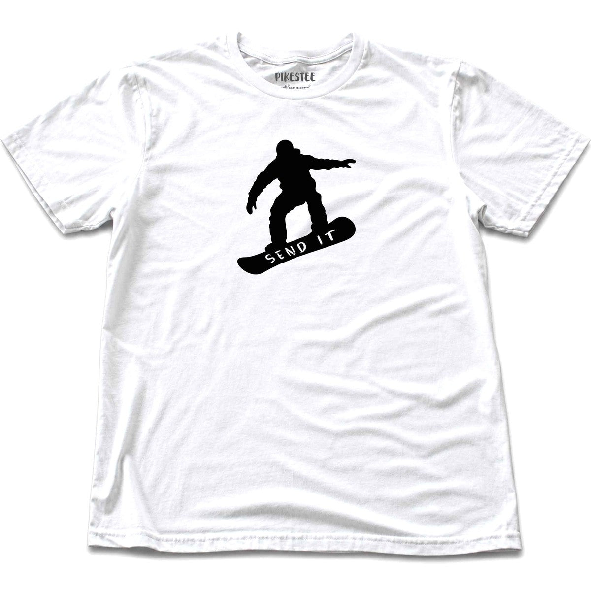 Send it SnowBoard T-shirt - White