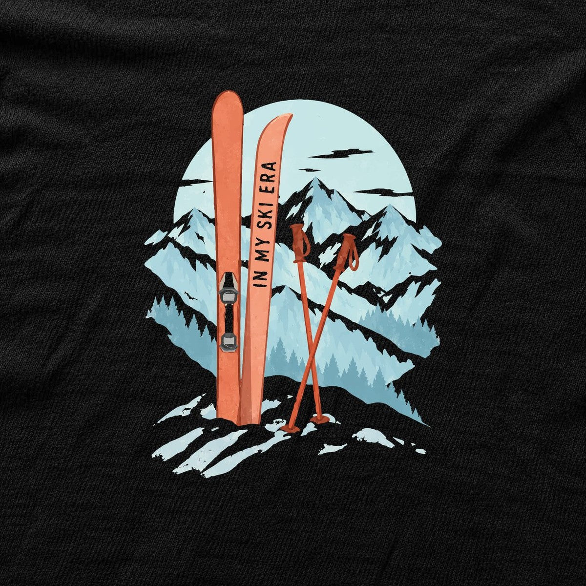 In My Ski Era T-shirt - Black - hero
