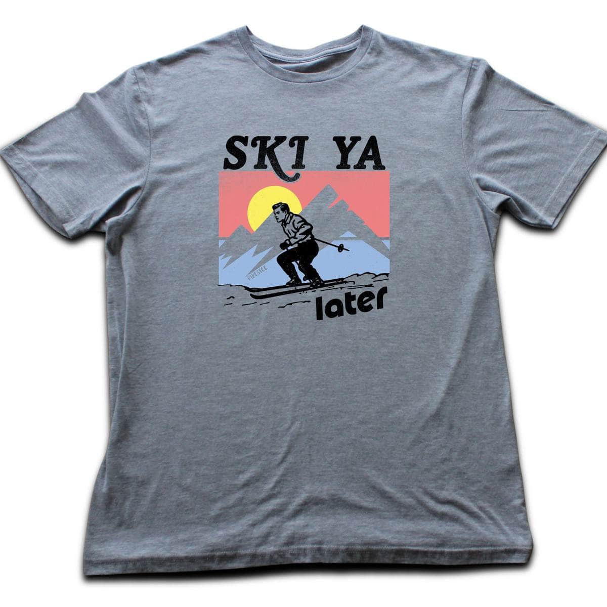 Ski You Later Vintage T-shirt - Sport Grey