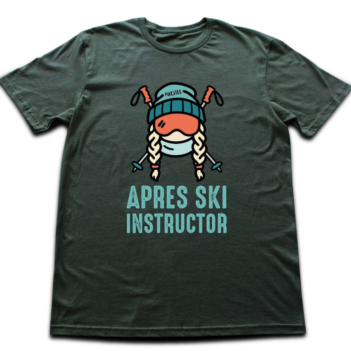 Apres Ski Instructor Woman T-shirt - Military Green