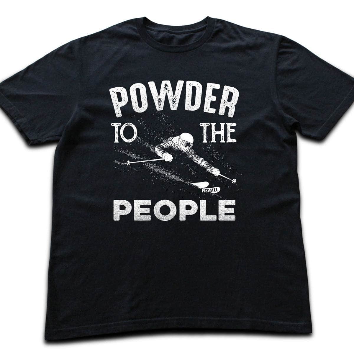 Powder To People T-shirt - Black