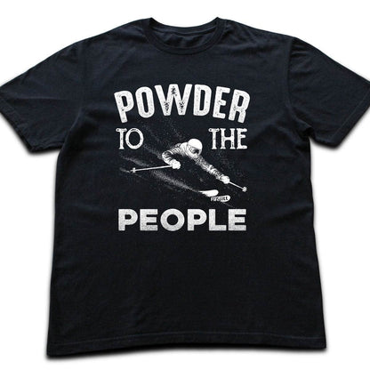 Powder To People T-shirt - Black
