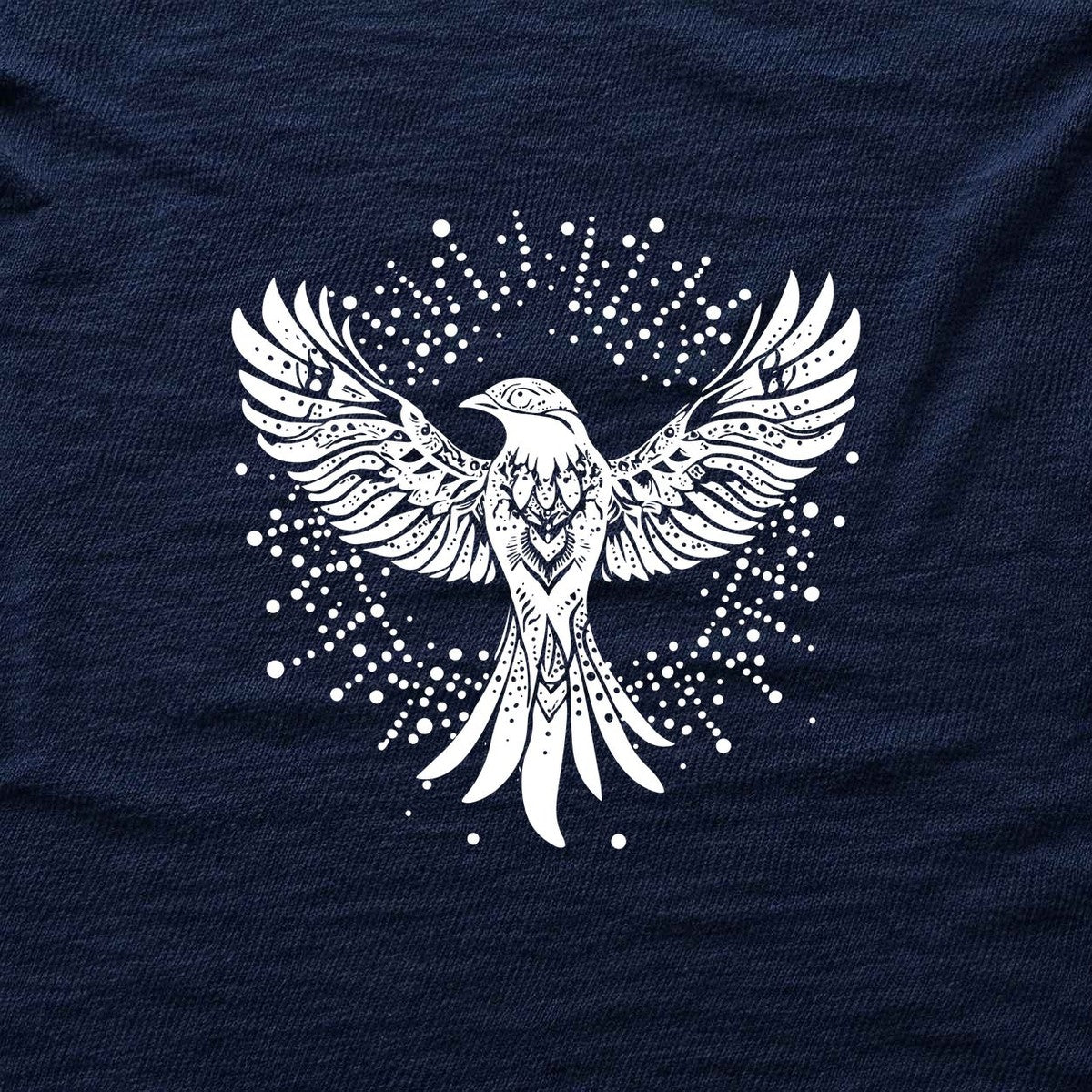 Bird Mandala T-shirt - Navy - hero