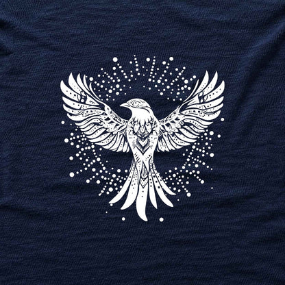 Bird Mandala T-shirt - Navy - hero