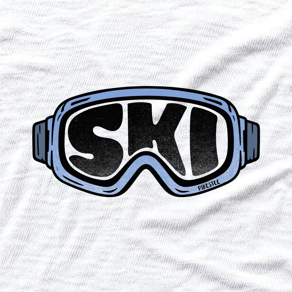 Ski Mask T-shirt - White - hero