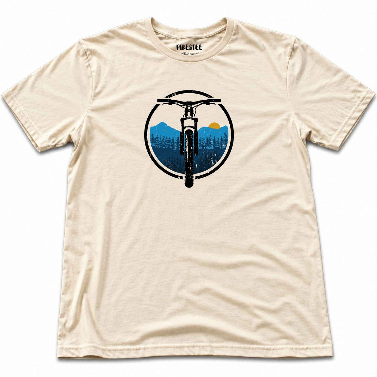 mtbwheel mountain T-shirt - Natural