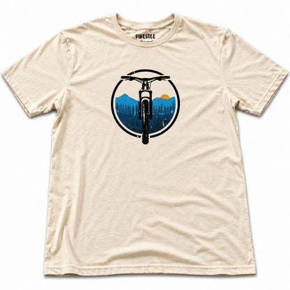 mtbwheel mountain T-shirt - Natural