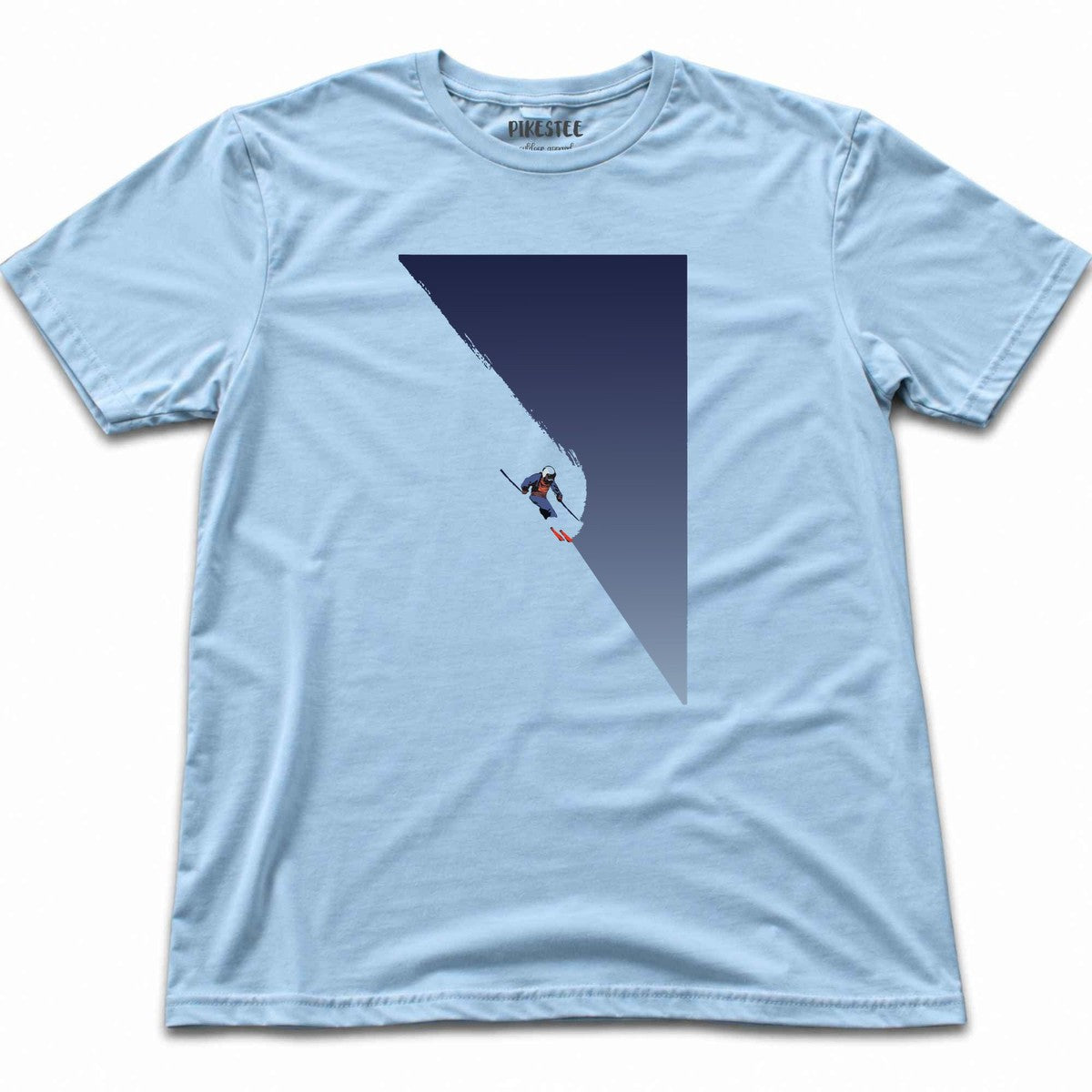Ski Slope T-shirt - Light Blue