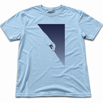 Ski Slope T-shirt - Light Blue