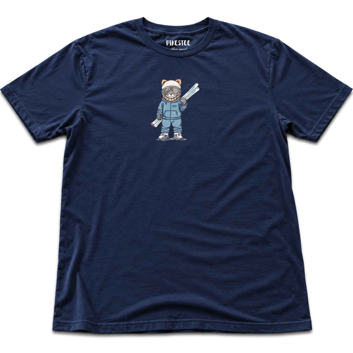 Ski Cat T-shirt - Navy