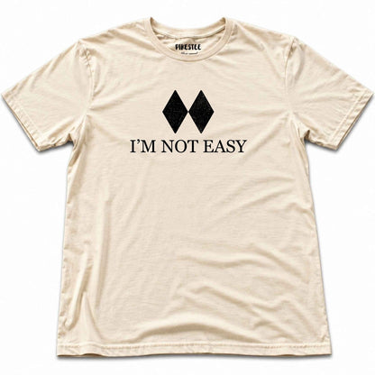 Iam Not Easy T-shirt - Natural