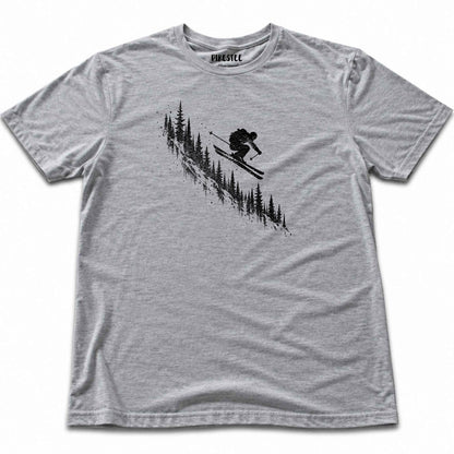 Ski Jump Ink T-shirt - Sport Grey