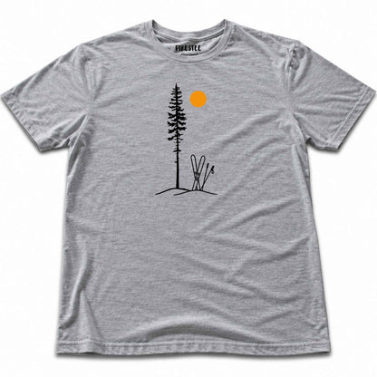 Ski Best Spot T-shirt - Sport Grey