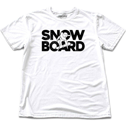 SnowBoard T-shirt - White
